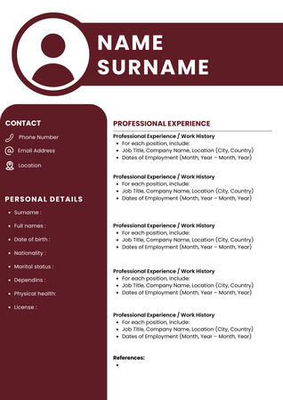 CV &amp; Resume